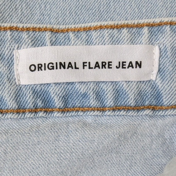 Cotton On Original Flare Jeans‎ Women's 8 Light Wash High Rise Denim Retro Boho - Picture 6 of 12